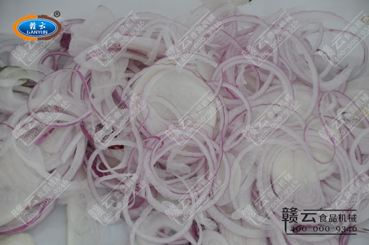 數(shù)字切菜機(jī)切洋蔥的效果